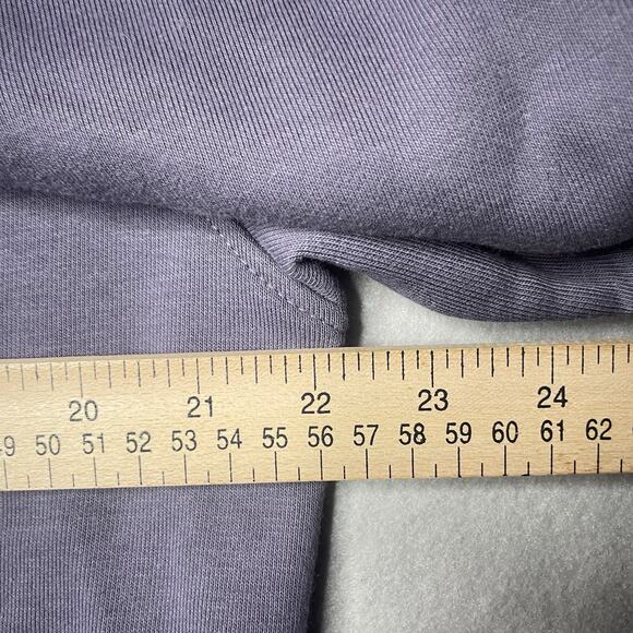 Scotch & Soda French Terry Graphic Hoodie Embroidered Purple Sky Medium NWT $118 - Picture 6 of 11